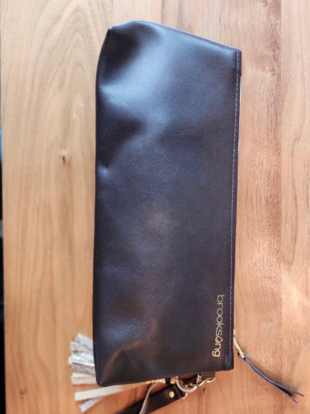 Brooksong Leather Clutch/Wristlet